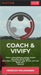Mobile Screenshot of coach-and-vivify.de